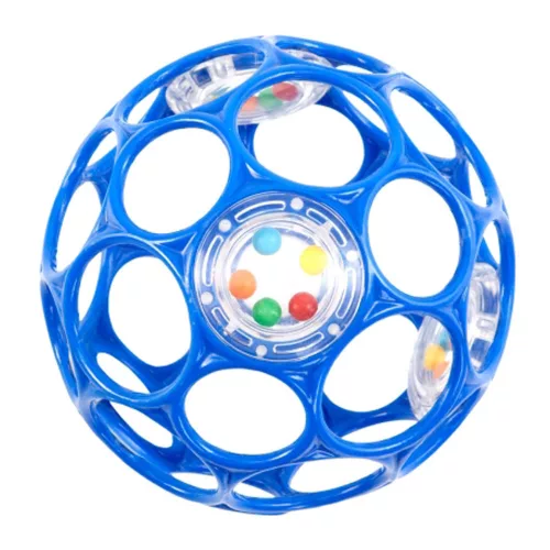 Bright Starts játék Oball Rattle 10cm / kék