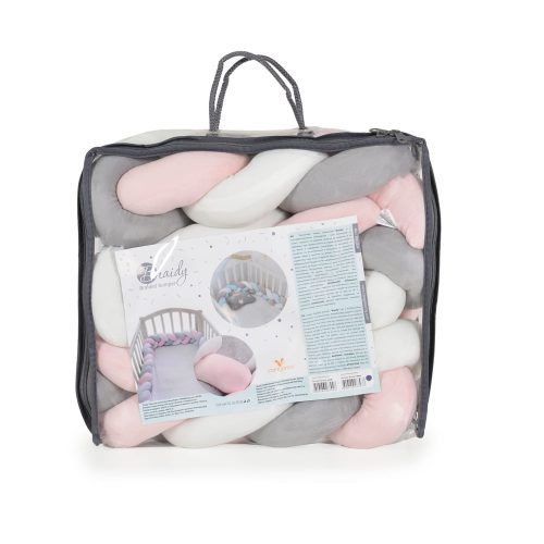 CANGAROO BRAIDY FONOTT FEJVÉDŐ  PINK/SZÜRKE