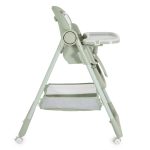 MONI SURPRISE baba etetőszék szilikon tányérral, evőeszközzel, előkével ZÖLD