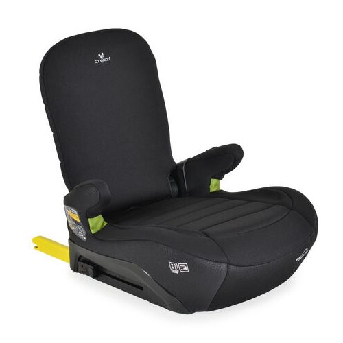 GALAXY ülésmagasító háttámlával 125-150cm, ISOFIX FEKETE