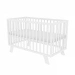 Timba kiságy Félix járókává alakítható fehér 60x120