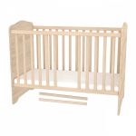 Timba kiságy Niki zárt végű ágyneműtartós 60x120 borostyán