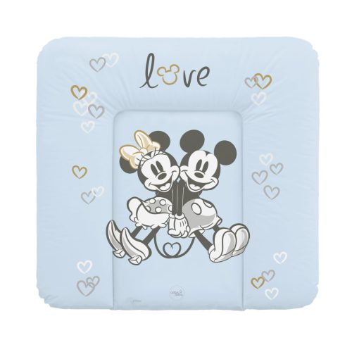 Ceba pelenkázó lap puha nagy 75x72 Disney Minnie & Mickey Blue