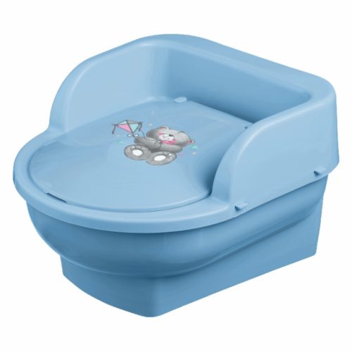 MALTEX Bili, hordozható gyerek WC / maci kék