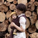 Liliputi® Rugalmas Hordozókendőclassic line - brown hazel