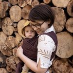 Liliputi® Rugalmas Hordozókendőclassic line - brown hazel