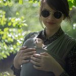 Liliputi® Rugalmas HordozókendőPink Label - Olive