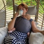 Liliputi® Rugalmas Hordozókendőpink label - graphit