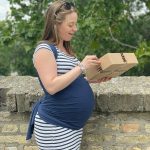 Liliputi® Rugalmas Hordozókendőpink label - navy