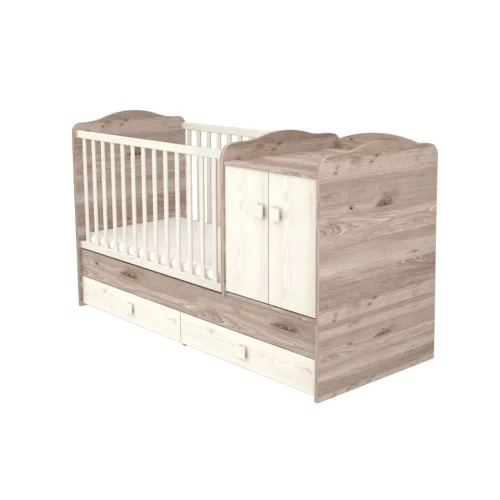 Timba Viki kombiágy maxi 2 ajtós krém-fűz