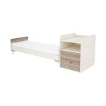 Timba Kloé 2 fiókos Kombinált kiságy / Krém-Fűz