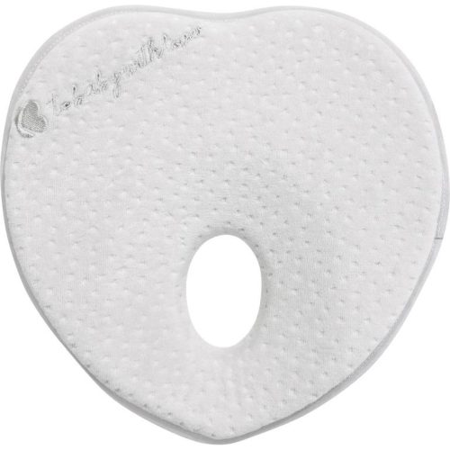 Kikkaboo párna laposfejűség elleni memóriahabos ergonomikus Szív alakú szürke velvet