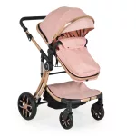 POLLY 3IN1 BABAKOCSI SZETT:SPORT+MÓZES+ TRIO ISIZE AUTÓS HORDOZÓ+KISTÁSKA PINK