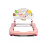 Moni Zoo 2in1 átalakítható bébikomp járássegítős pink