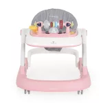 Cangaroo FIESTA bébikomp, 2in1 döntött járássegítővé alakítható PINK rózsaszín