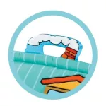 Happy farm játszószőnyeg farm + 30 labda zöld