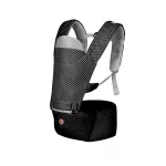 MISTRAL bébi hordozó 3 poziciós, ergonomikus, hálós FEKETE