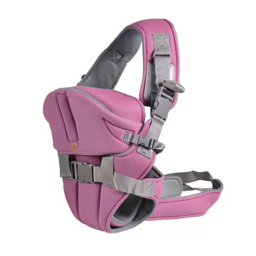 Cangaroo CARRY GO hordozó 4 pozíciós, kapucnis PINK