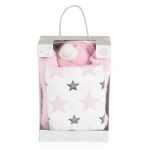 Cancaroo TAKARÓ Sleepy bear 90x75cm PINK