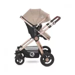 LORELLI ALEXA SET BABAKOCSI MÓZESSÉ ALAKÍTHATÓ SPORT RÉSSZEL - PEARL BEIGE 2021