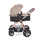 LORELLI ALEXA SET BABAKOCSI MÓZESSÉ ALAKÍTHATÓ SPORT RÉSSZEL - PEARL BEIGE 2021