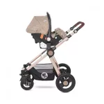 LORELLI ALEXA SET BABAKOCSI MÓZESSÉ ALAKÍTHATÓ SPORT RÉSSZEL - PEARL BEIGE 2021