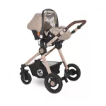 LORELLI ALEXA SET BABAKOCSI MÓZESSÉ ALAKÍTHATÓ SPORT RÉSSZEL - PEARL BEIGE 2021