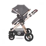 LORELLI ALEXA SET BABAKOCSI MÓZESSÉ ALAKÍTHATÓ SPORT RÉSSZEL - LUXE BLACK 2021