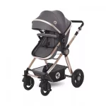 LORELLI ALEXA SET BABAKOCSI MÓZESSÉ ALAKÍTHATÓ SPORT RÉSSZEL - LUXE BLACK 2021