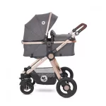 LORELLI ALEXA SET BABAKOCSI MÓZESSÉ ALAKÍTHATÓ SPORT RÉSSZEL - LUXE BLACK 2021