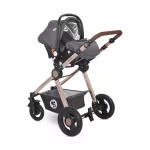 LORELLI ALEXA SET BABAKOCSI MÓZESSÉ ALAKÍTHATÓ SPORT RÉSSZEL - LUXE BLACK 2021