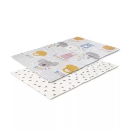   Lorelli Összehajtható 2 oldalas thermo játszószőnyeg 120x180cm - Grey Buddies & stars Cikkszám:  61503