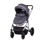Chipolino Enigma babakocsi mózessé alakítható sport résszel - Antracite  3 in1