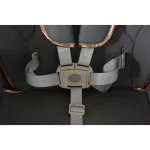 MONI LINDO multifunkciós baba etetőszék kiegészítőkkel (előke, kanál, villa) SZÜRKE