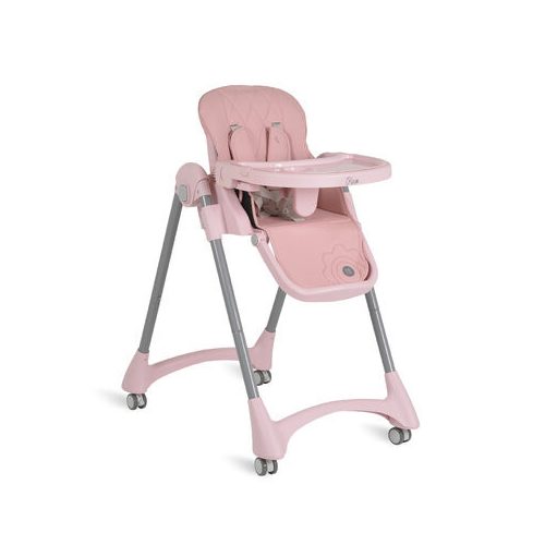 Moni RICO multi etetőszék alsó kosár nélkül, összecsukható PINK