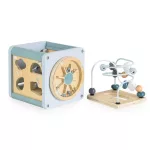 MONI activity kocka xilofonnal, drót pályával VKÉK