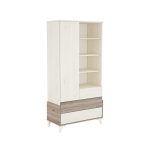 Timba Kloé 3 Fiókos 1 ajtós állószekrény / Krém-fűz