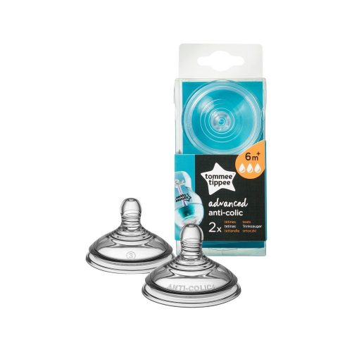 Tommee Tippee cumisüveg cumi Advanced anti colic 2 db gyors folyású