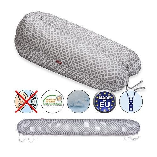 Scamp Formázható univerzális szoptatós párna pamut huzattal/PickGray