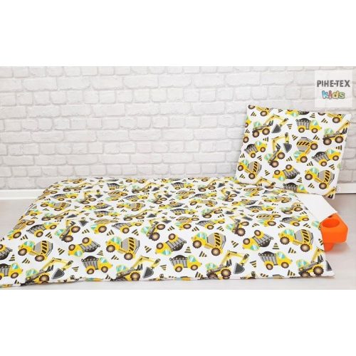 Pihe-tex 2 részes  babaágynemű Útépítő 90*140 cm (580)