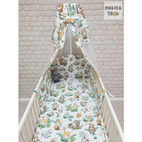 Pihetex ERDEI RÓKA ,4 RÉSZES BABAÁGYNEMŰ SZETT (638)