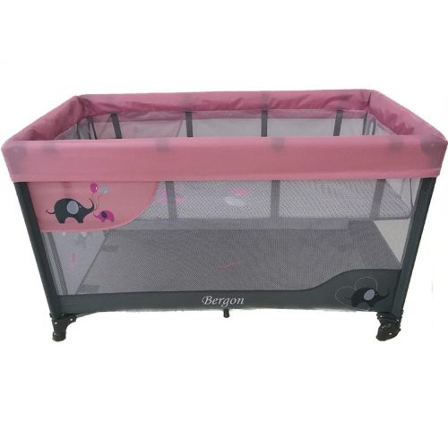 Bergon kétszintes utazóágy - Rózsaszín