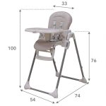 Bergon baba etetőszék C1 - Bézs