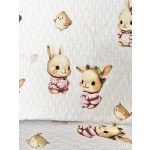 Sweet Bunny gyerek ágynemű szett – Vintage nyuszik ölelésében 90 x 140
