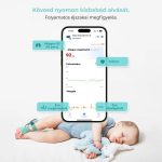 Babytone Baby O2 okos légzésfigyelő zokni- by Viatom, zöld