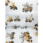 Munkás Mancsok 2 részes babaágynemű szett – pamut, 140x90 + 40x50