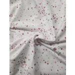 Mintás pamut babatakaró 70x90 - Rózsaszín virágok