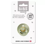 BIBS játszócumi - Colour natúr kaucsuk 0-6 hó zsálya 1 db