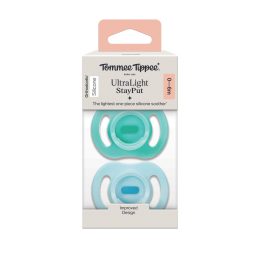 Tommee Tippee játszócumi Ultra Light 2 db 0-6 hó / kék