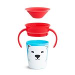 Munchkin Miracle 360 itatópohár 177ml - Wild Love Polar